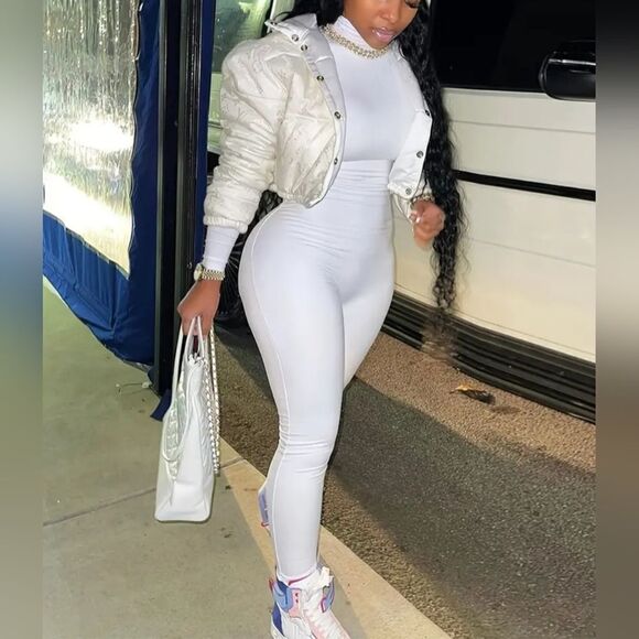 Ladies turtle Neck Jumpsuit sz X-large - Picture 4 of 6